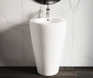 Напольная раковина Ceramica Nova Element CN1807 55см белый